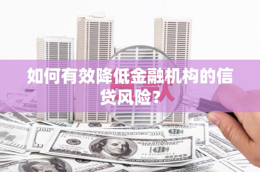 麟洛如何有效降低金融机构的信贷风险？