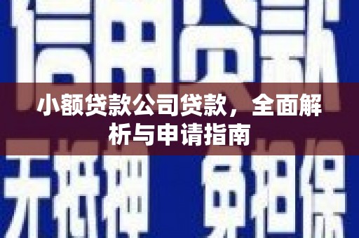 麟洛小额贷款公司贷款，全面解析与申请指南