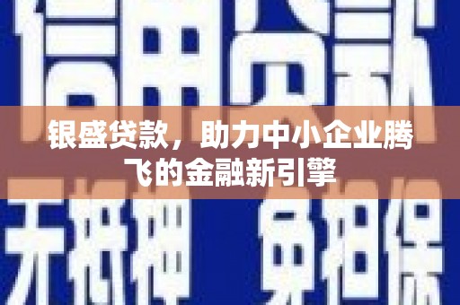 麟洛银盛贷款，助力中小企业腾飞的金融新引擎