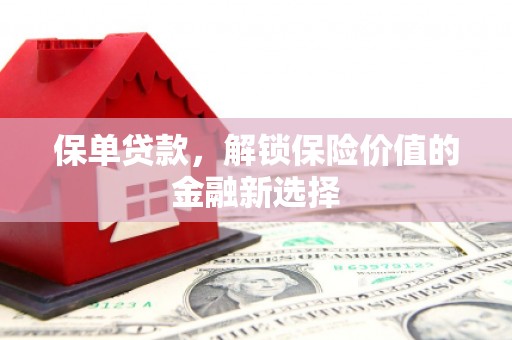 麟洛保单贷款，解锁保险价值的金融新选择