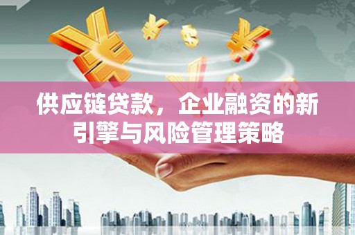 麟洛供应链贷款，企业融资的新引擎与风险管理策略