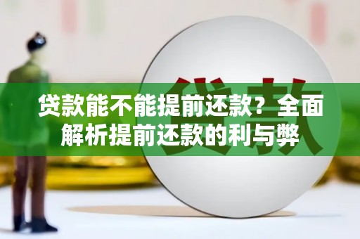 麟洛贷款能不能提前还款？全面解析提前还款的利与弊