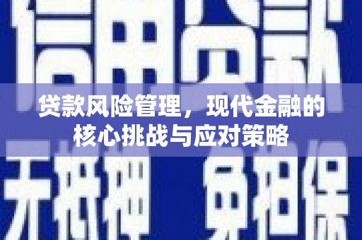 麟洛贷款风险管理，现代金融的核心挑战与应对策略