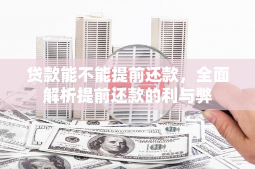 麟洛贷款能不能提前还款，全面解析提前还款的利与弊