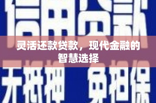 麟洛灵活还款贷款，现代金融的智慧选择
