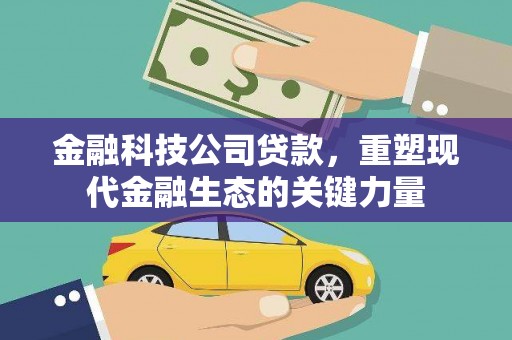 麟洛金融科技公司贷款，重塑现代金融生态的关键力量